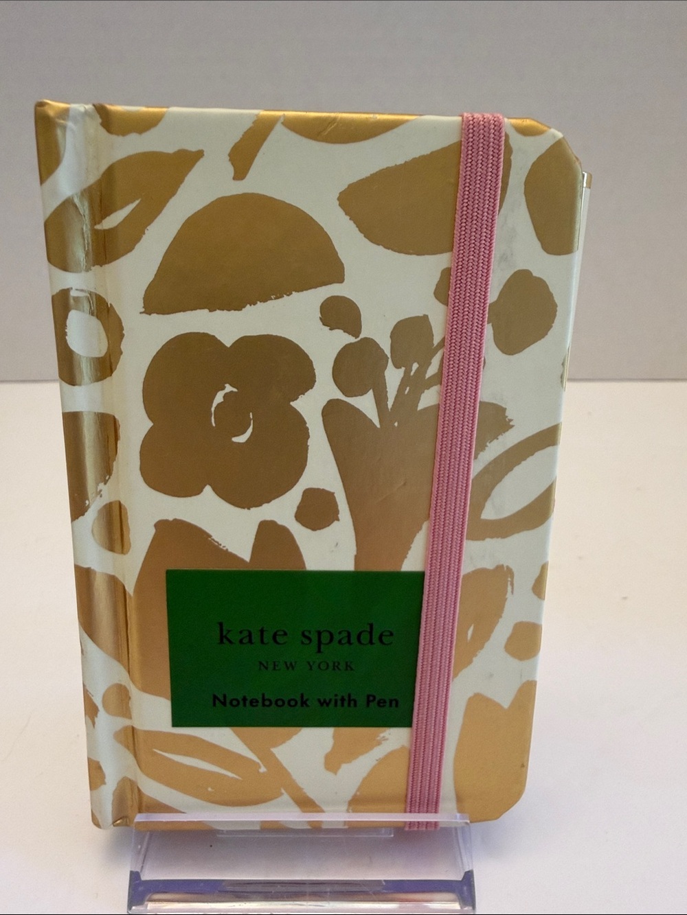 kate spade Floral Gold 150 Lined Pages Notebook with Pen
